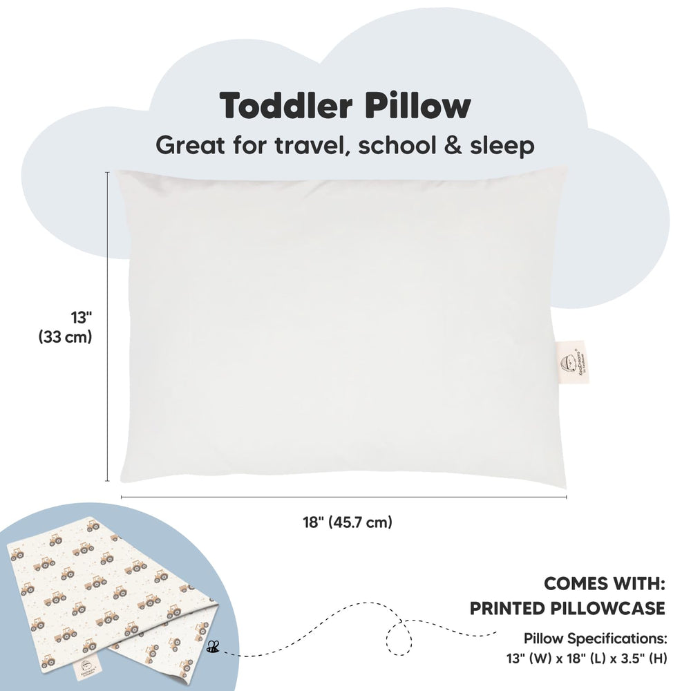 KeaBabies organic cotton pillow cover feels soft against skin and breathes well