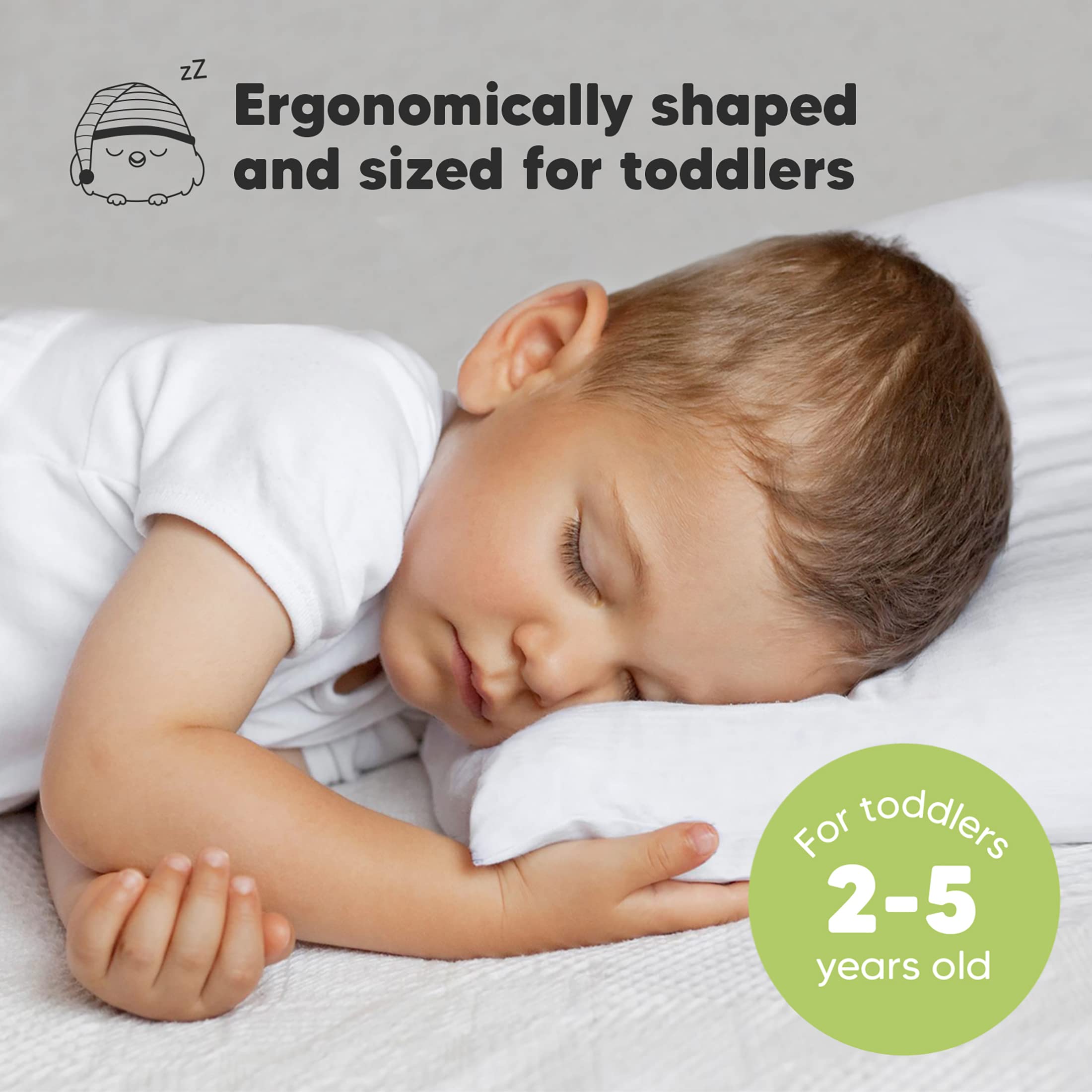 KeaBabies organic cotton pillowcase closeup shows soft, breathable fabric