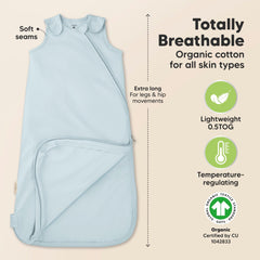 KeaBabies organic cotton sleep sack is soft, breathable, and year-round suitable.