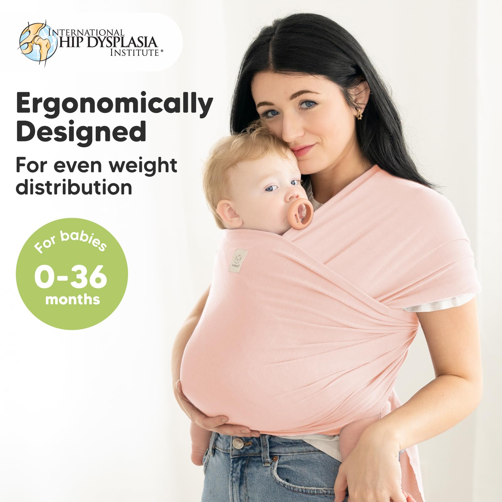KeaBabies original-baby-wrap-snug-fit: keeps baby close with easy adjustments.
