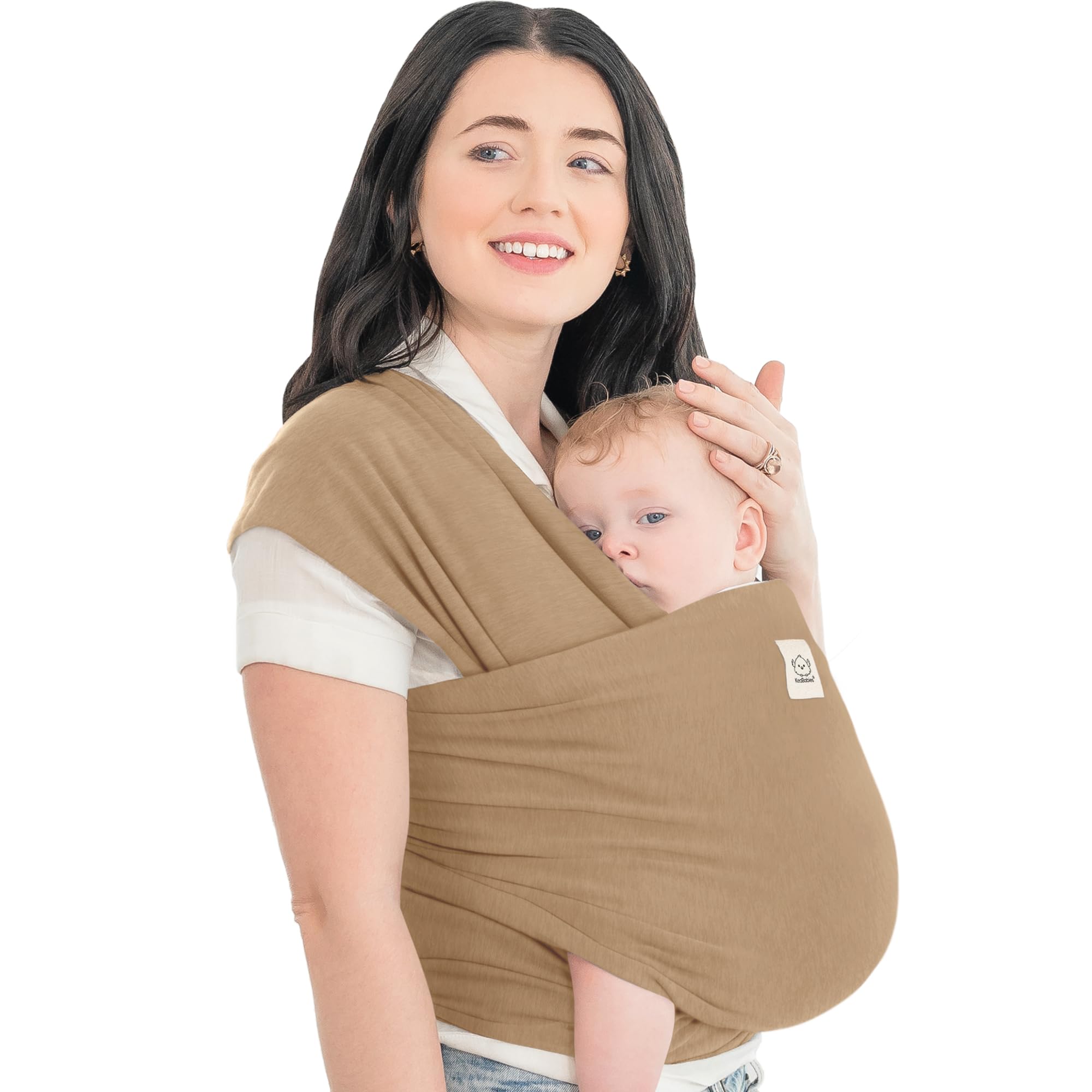 KeaBabies original wrap: close-fit design for secure wearing.
