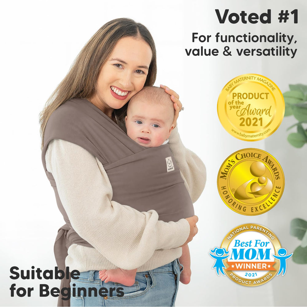 KeaBabies Original Wrap Carrier features ergonomic design for balanced weight.