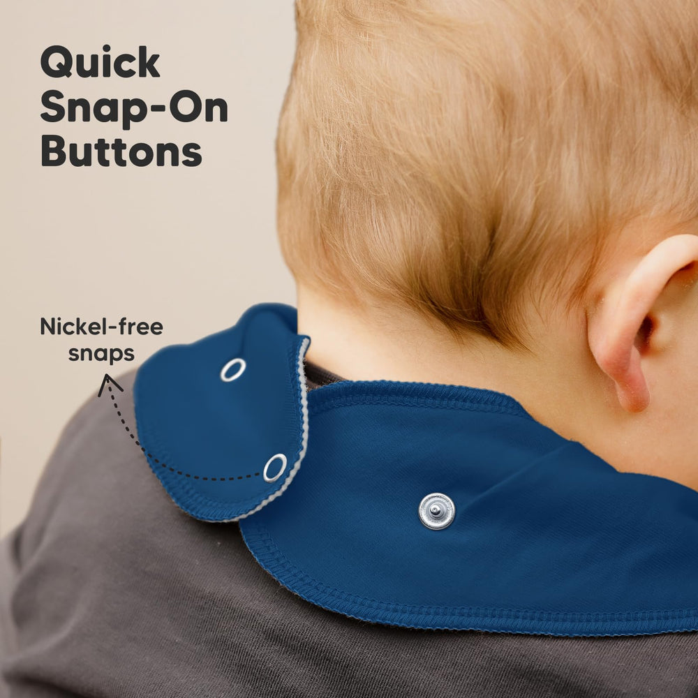 KeaBabies bandana bibs pair with daily outfits for a cute look
