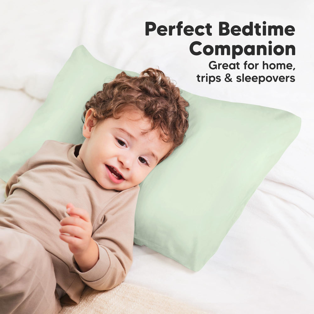 KeaBabies packaged 13x18 pillowcase in Sage color.