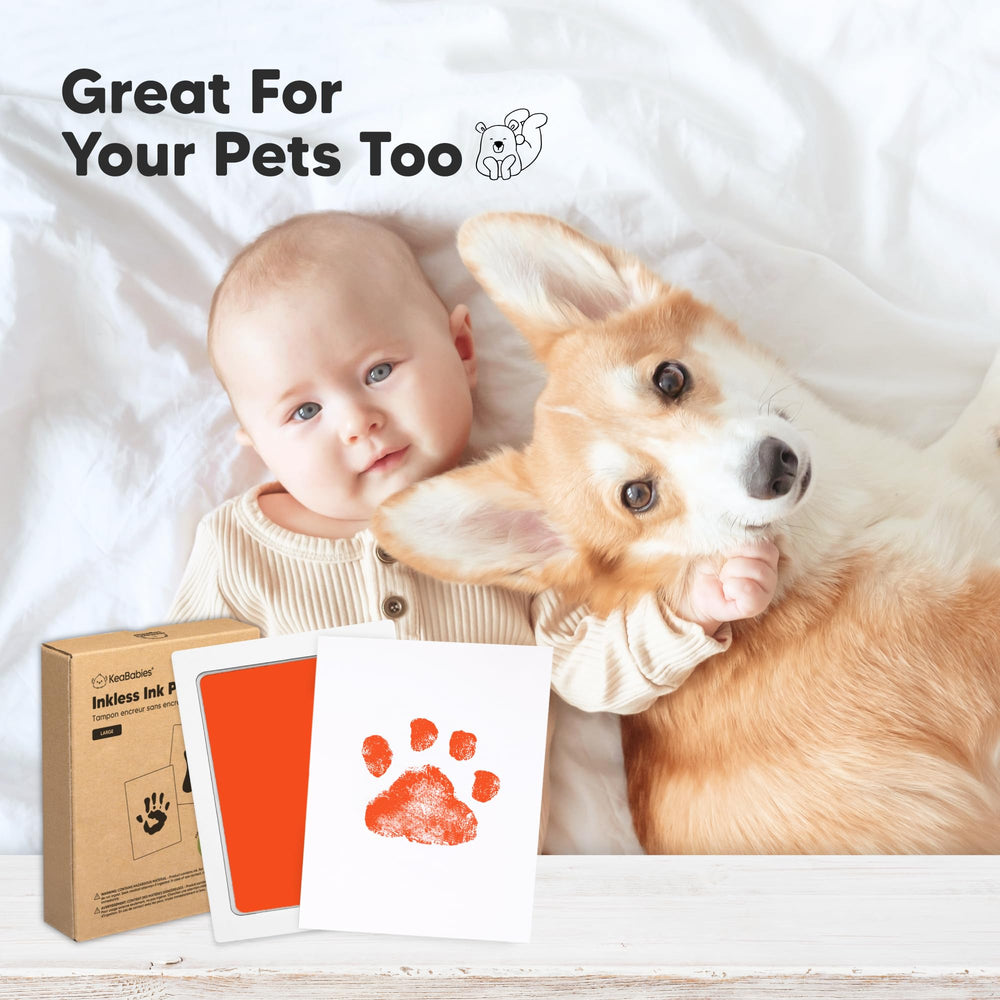 KeaBabies paw print option for fur babies keepsake memories