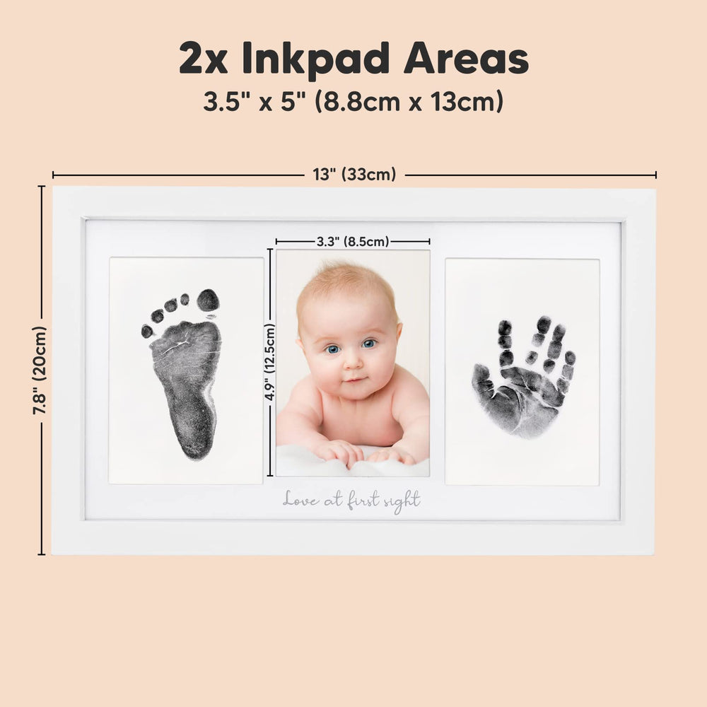 KeaBabies paw print kit no ink contact for pets keepsake
