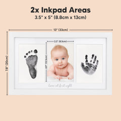 KeaBabies paw print kit no ink contact for pets keepsake
