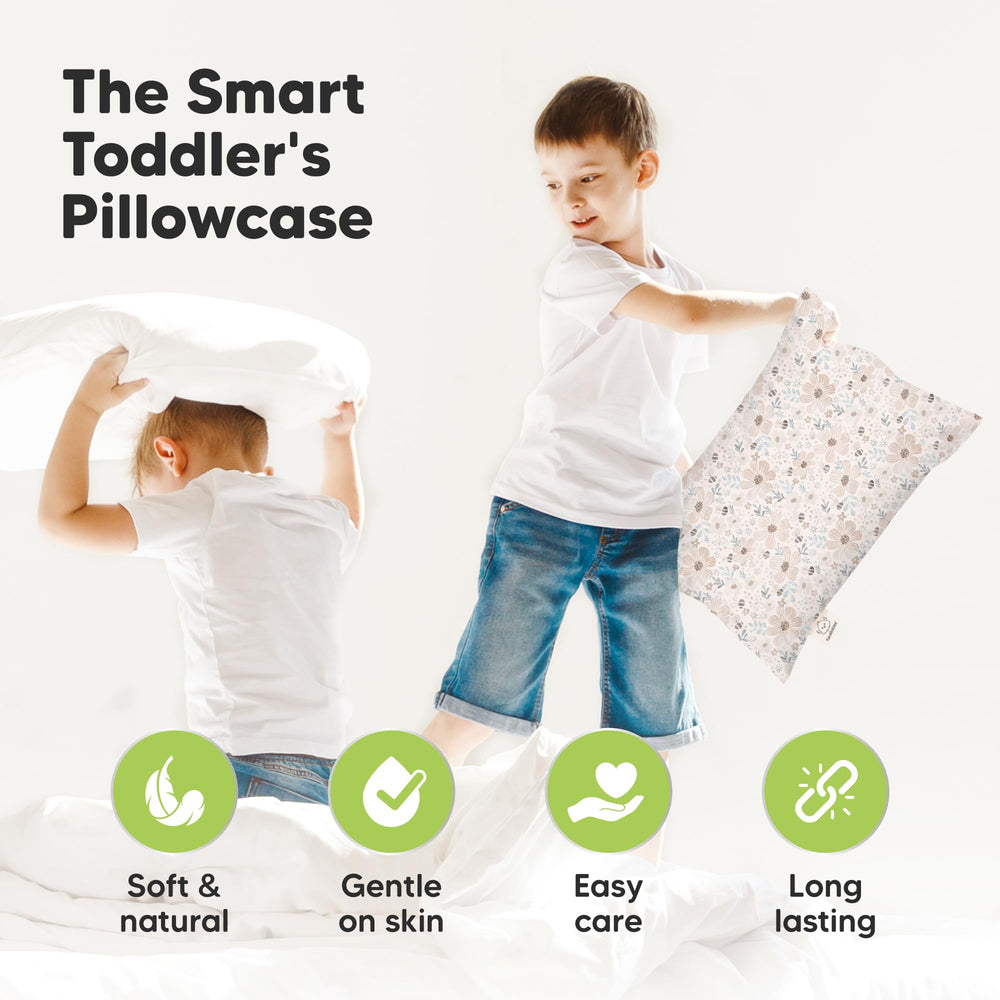 KeaBabies travel pillowcase features a personalization tag.