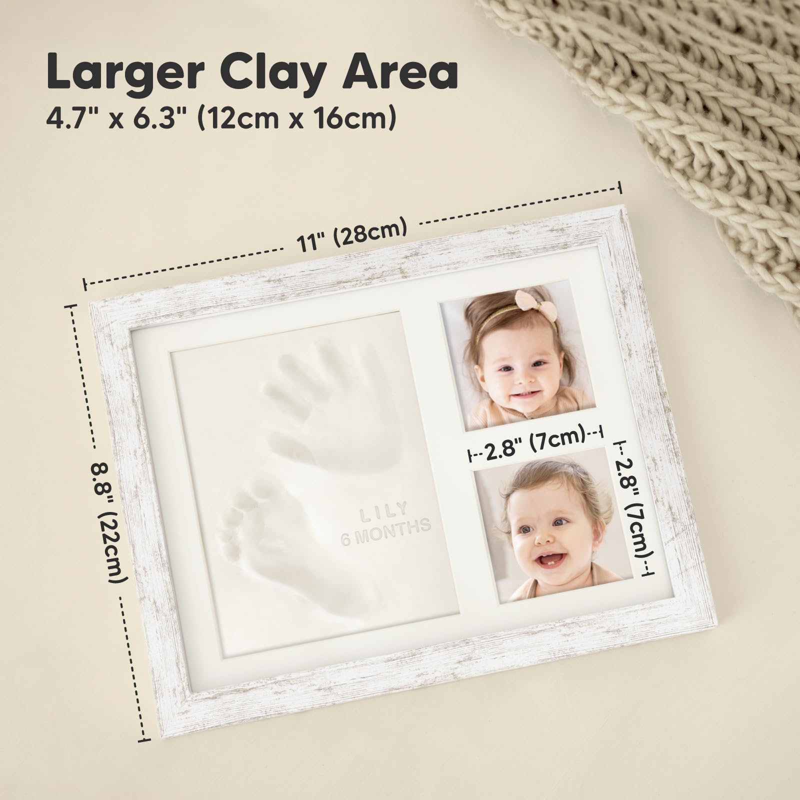 KeaBabies personalized frame to display prints beautifully