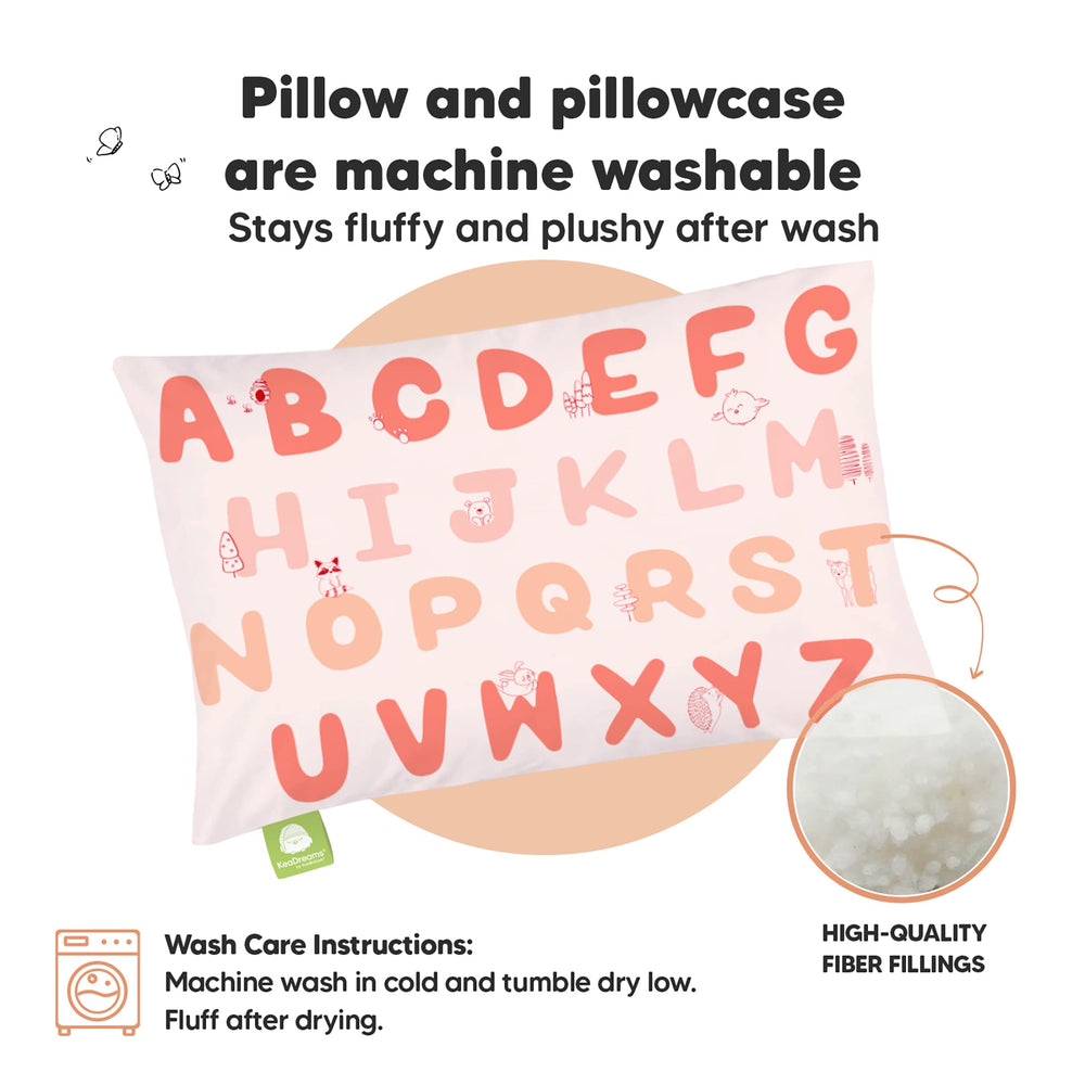 KeaBabies pillow cover shows OEKO-TEX and GOTS certified cotton quality