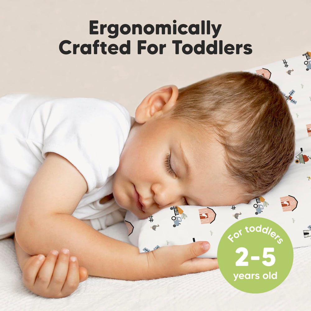 KeaBabies pillowcase 14x20 made from soft organic cotton for breathable sleep.