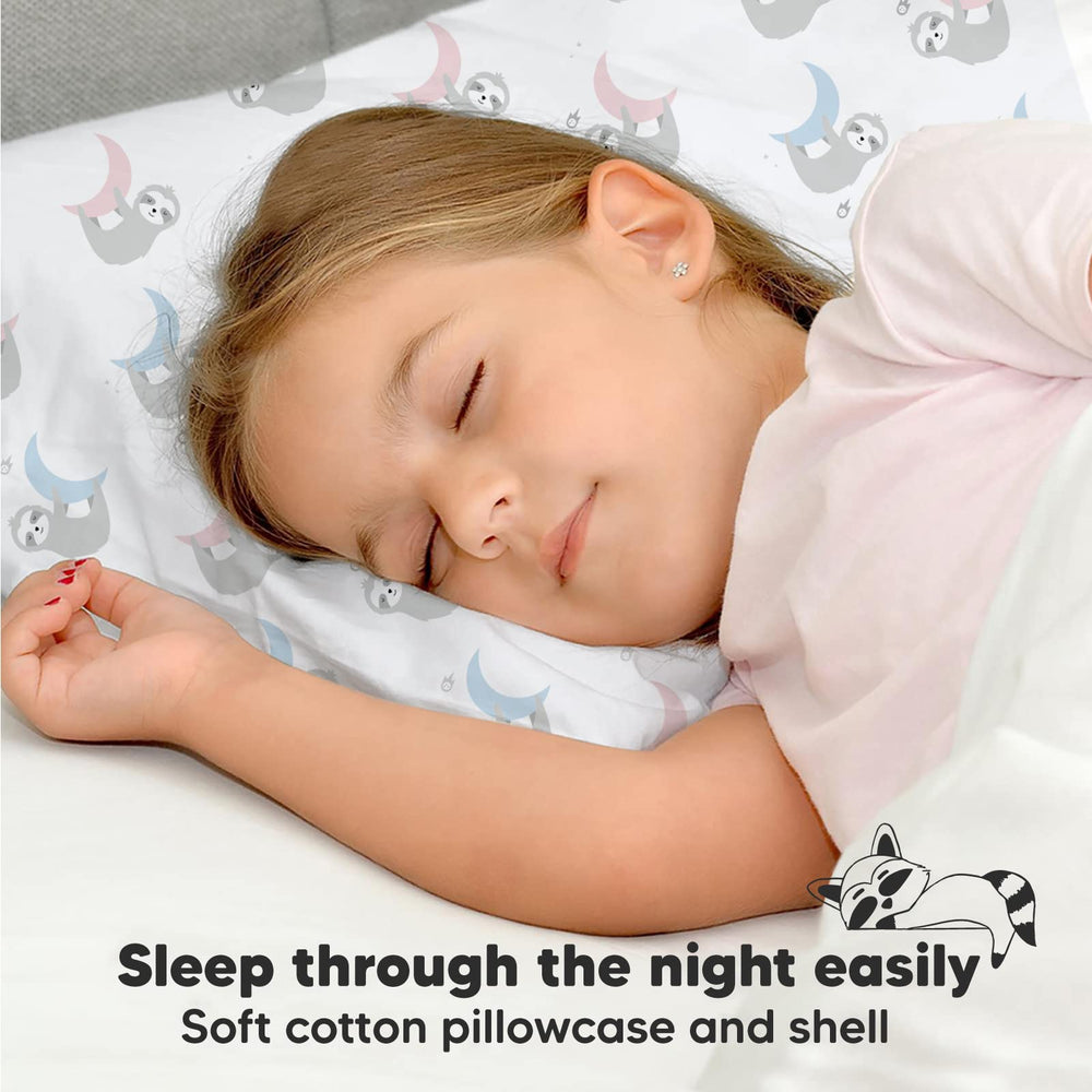 KeaBabies pillowcase close-up shows soft fabric and breathable weave.