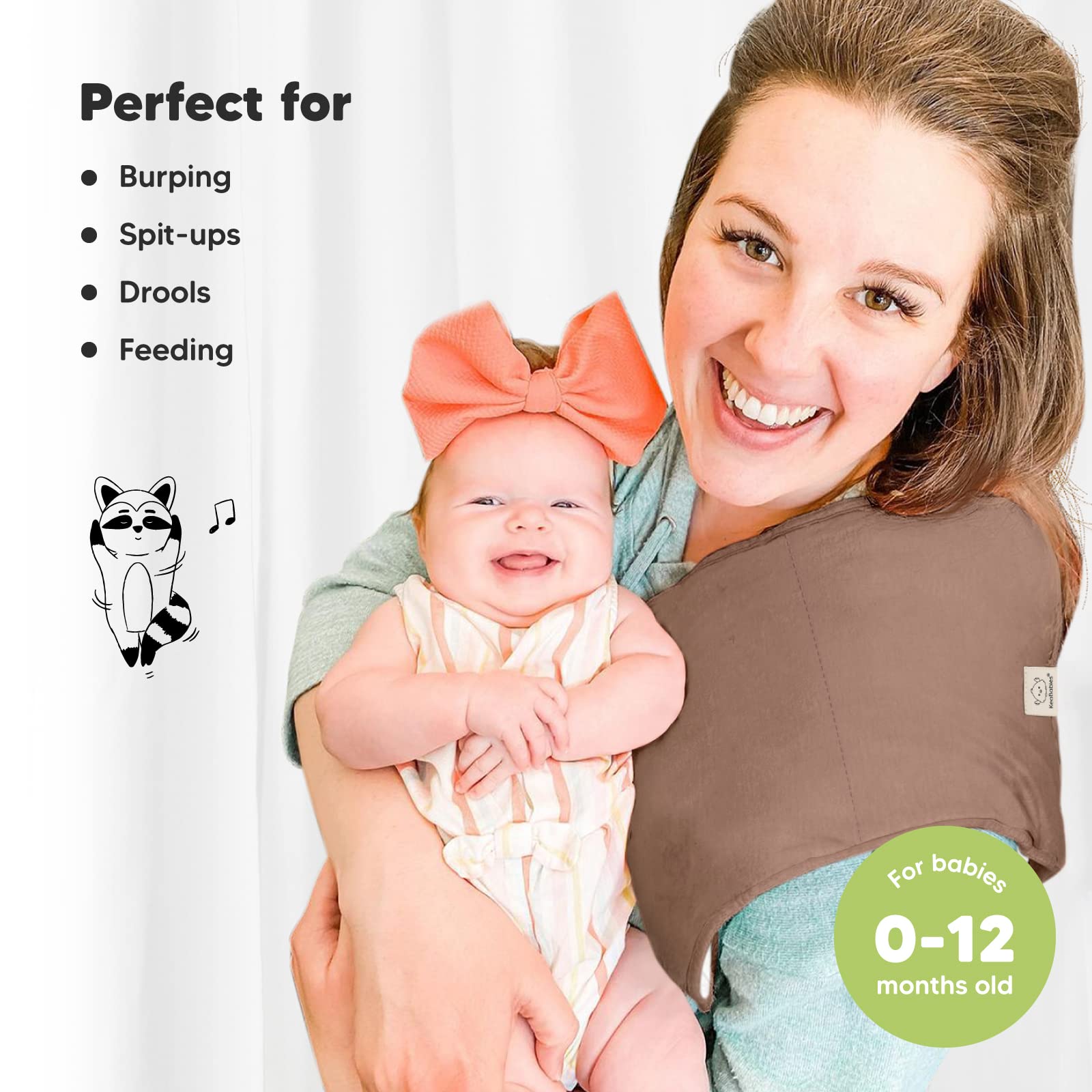KeaBabies durable plush fleece adds warmth and quick absorption.