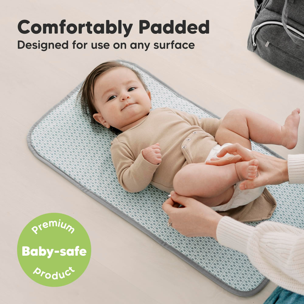 KeaBabies portable changing pad durable seams for everyday use