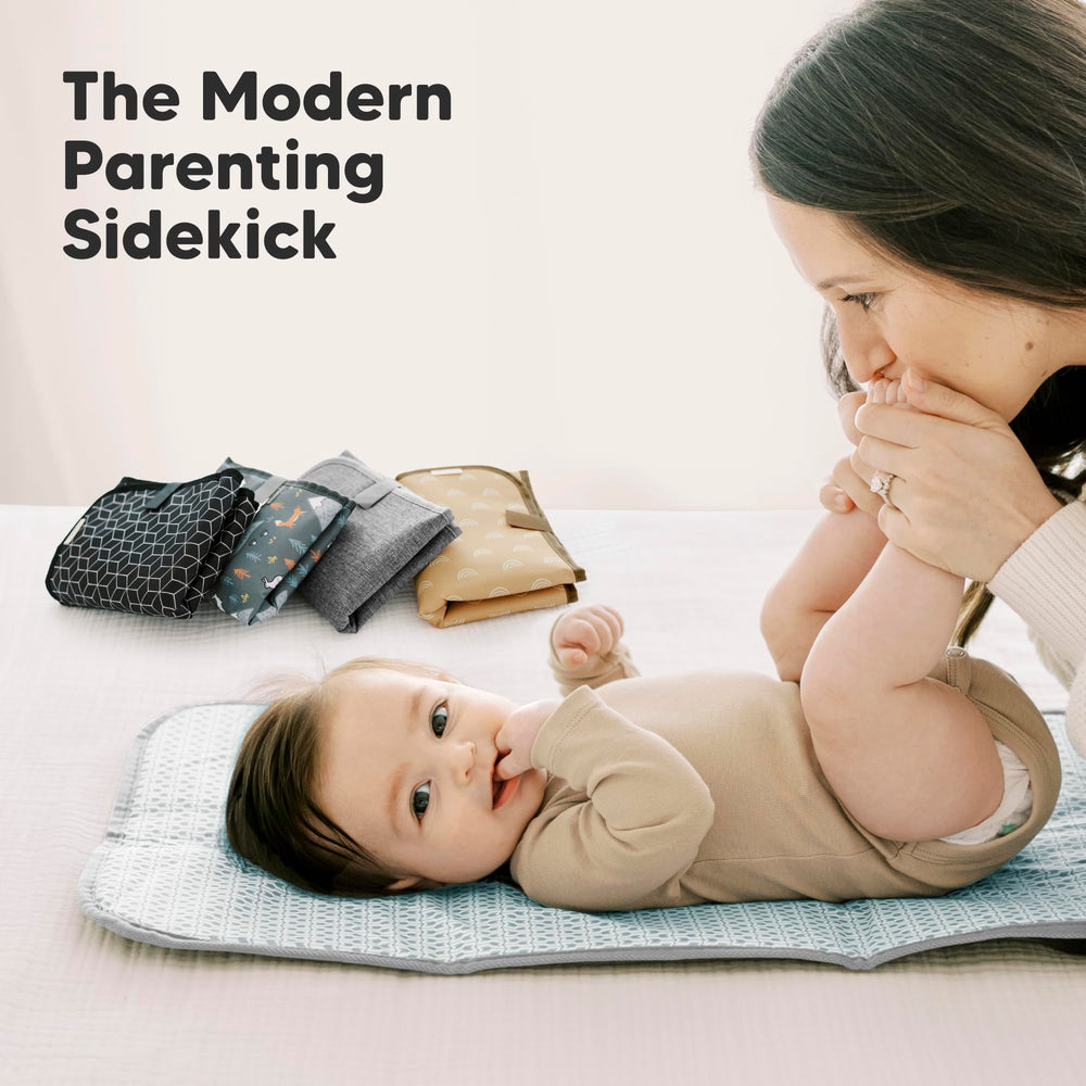 KeaBabies portable changing pad easy wipe surface for hygiene