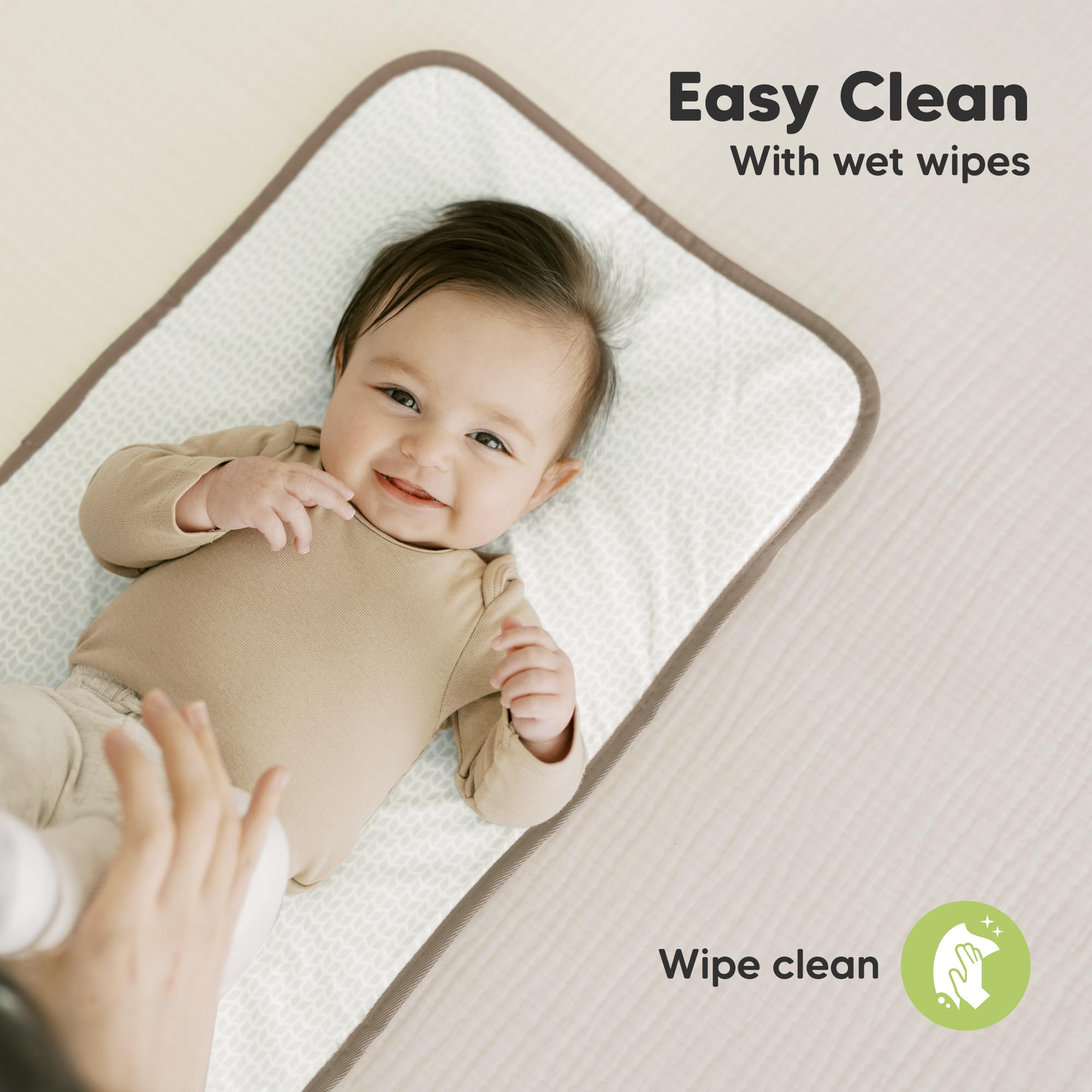 KeaBabies travel-ready changing pad for quick changes away from home