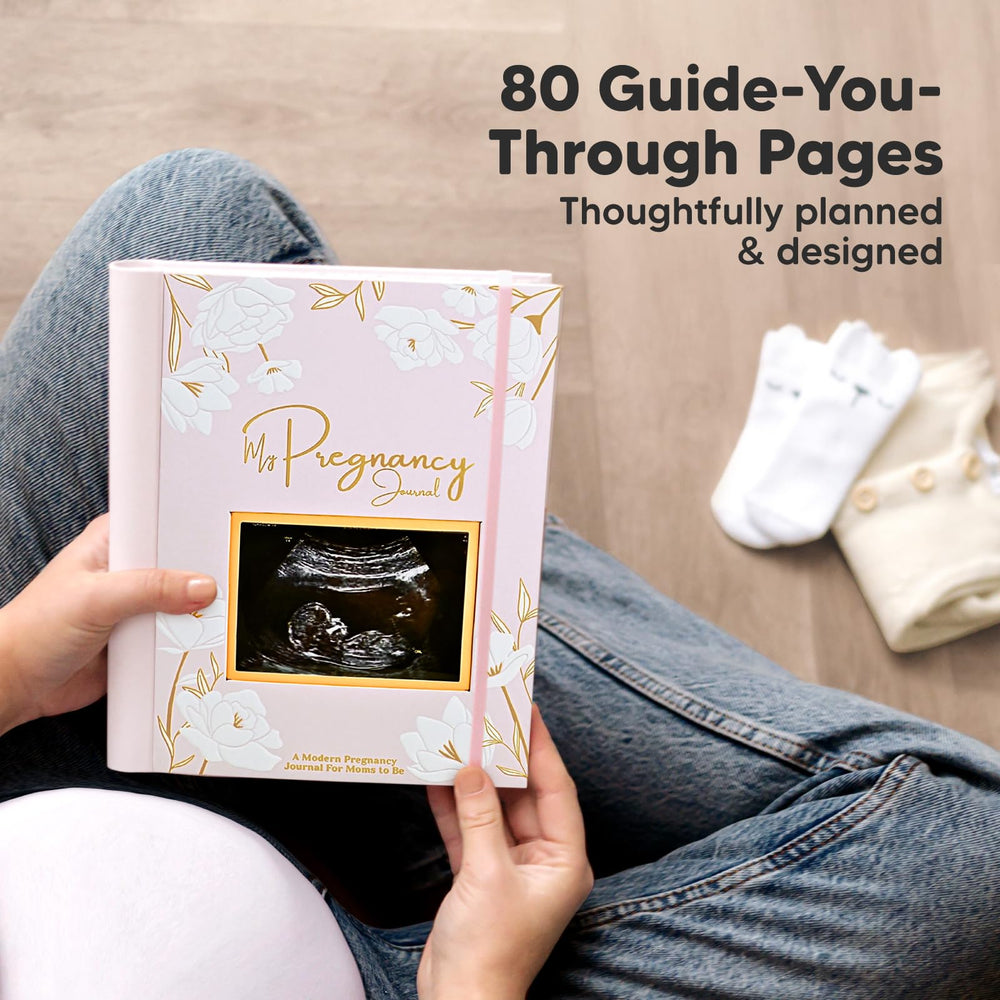 KeaBabies pregnancy journal with 80 prompts guides pregnancy memories
