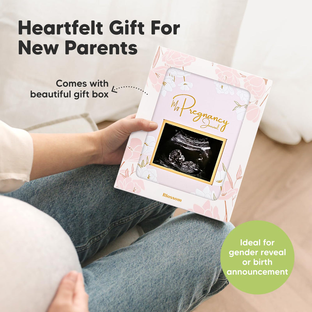 KeaBabies pregnancy journal gift box ready for gifting