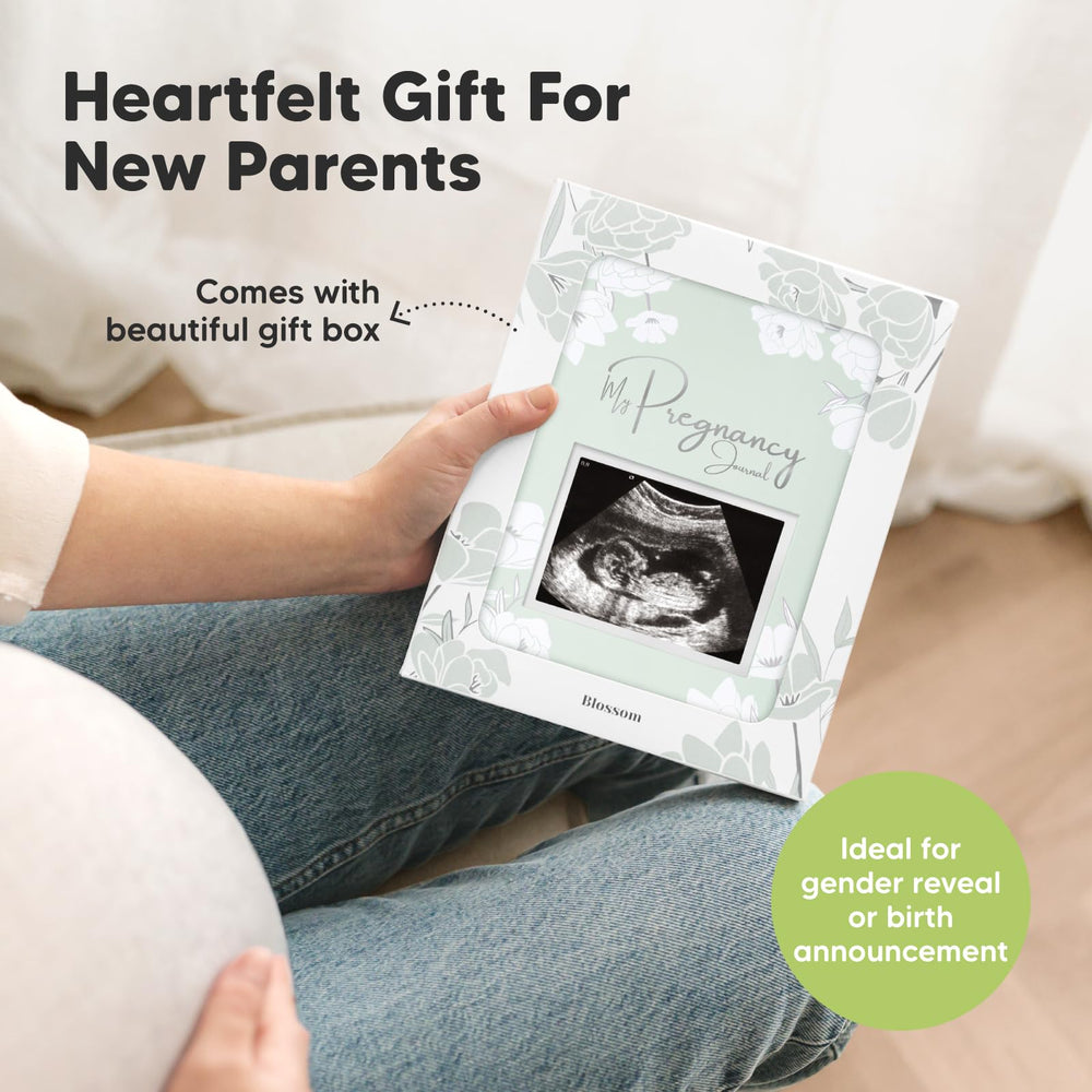 Gift-ready box presentation for the KeaBabies pregnancy journal