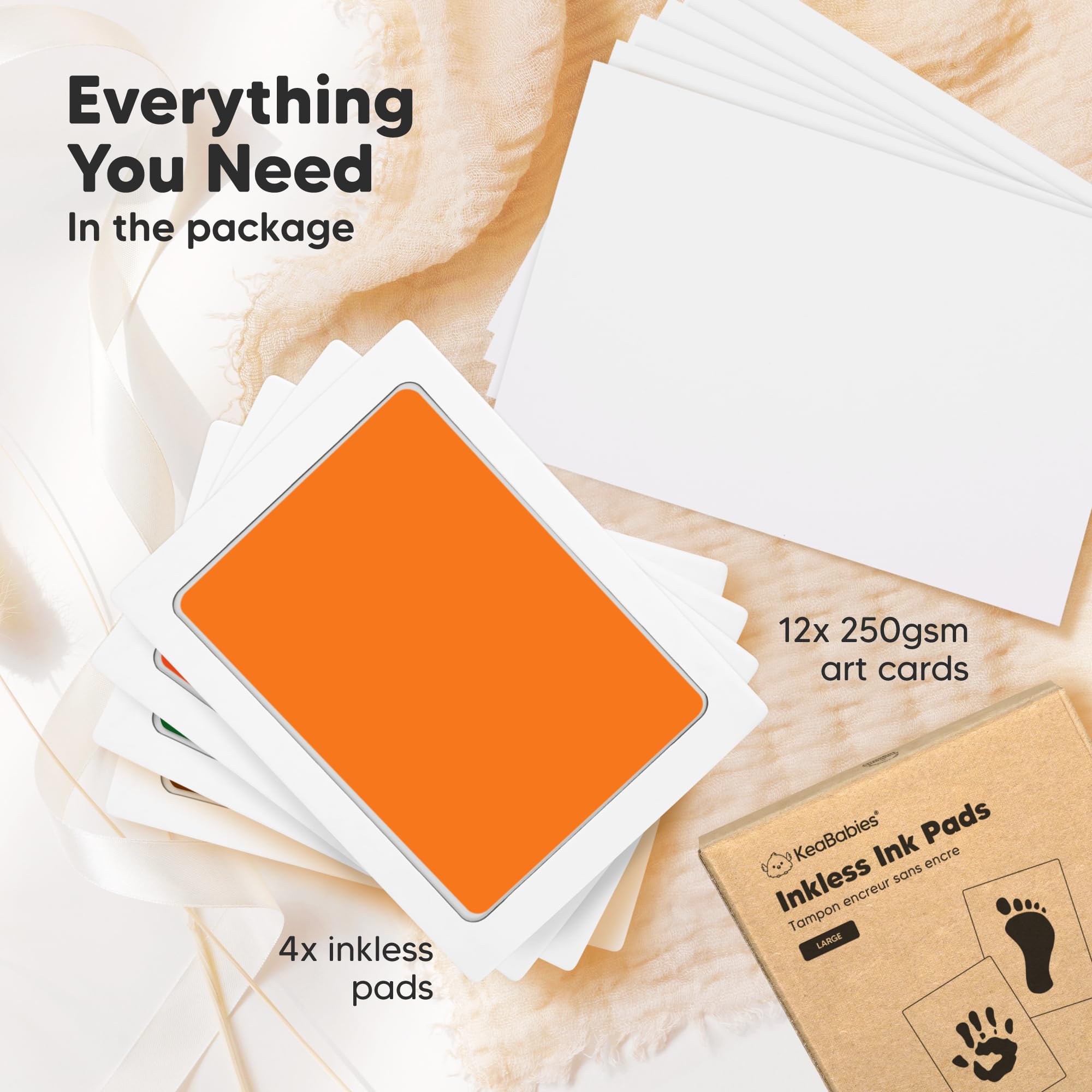 KeaBabies premium ink and imprint film for precise, detailed prints