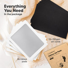KeaBabies premium ink and imprint film achieves detailed keepsakes.