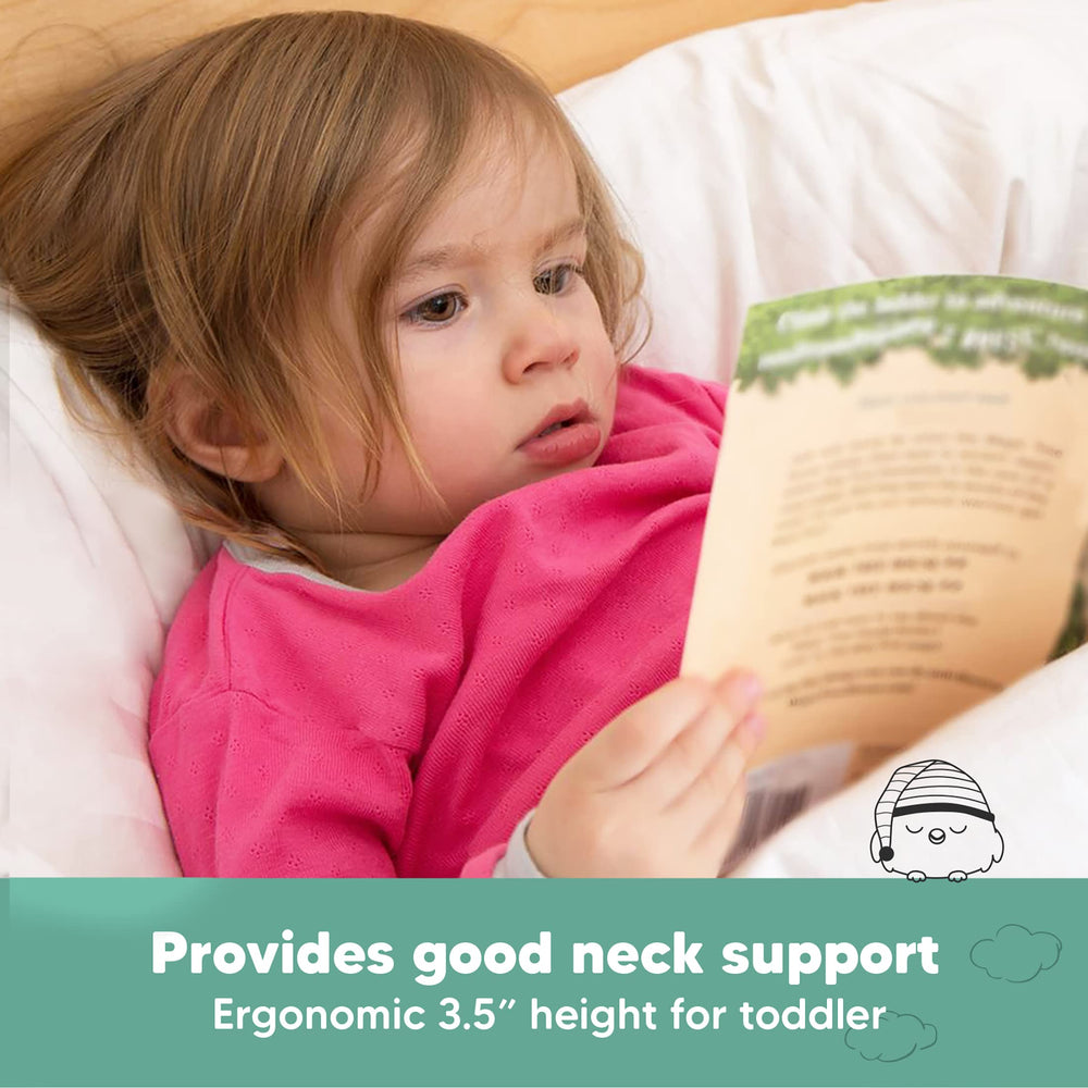 KeaBabies pillow in preschool nap setting highlights gentle neck support