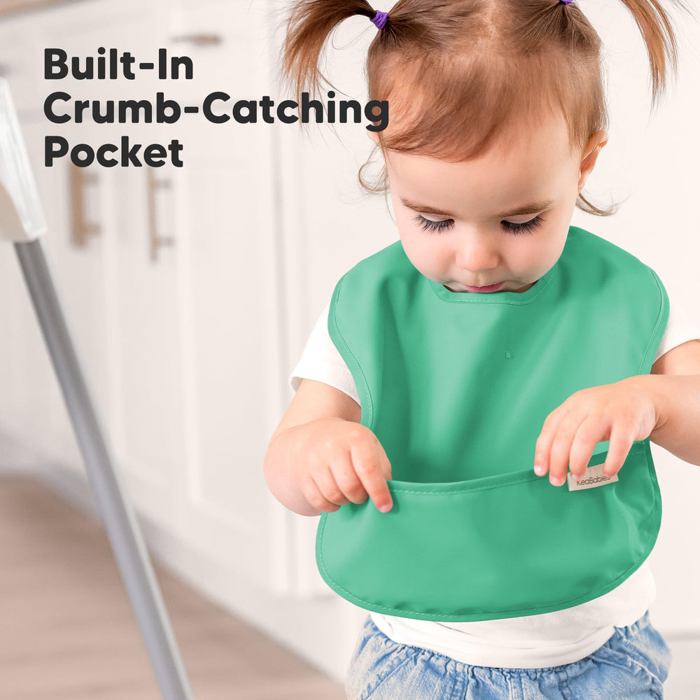 KeaBabies Presto bib: adjustable neckline for growing babies