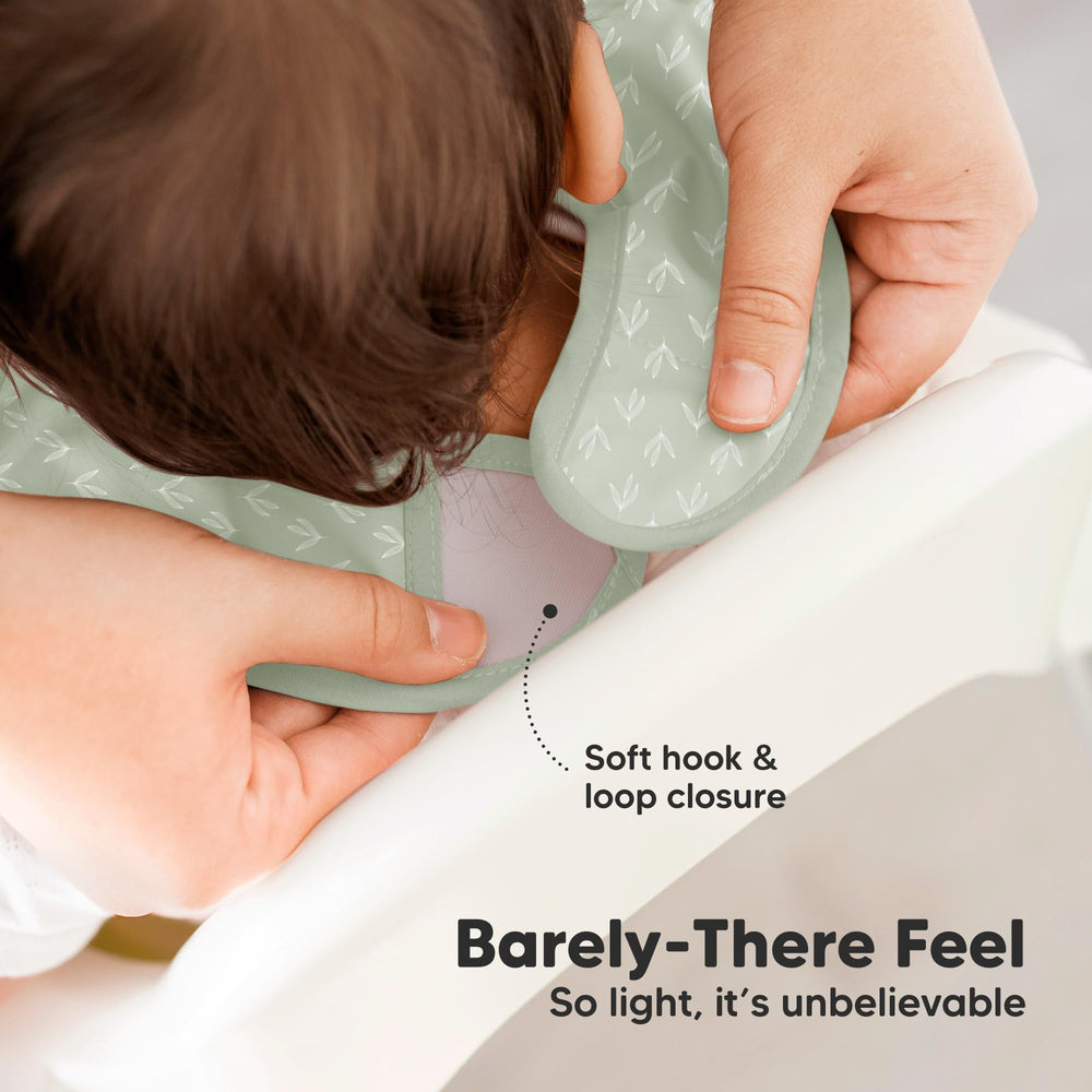 KeaBabies Presto Fleur fabric close-up highlights PROtech waterproof material