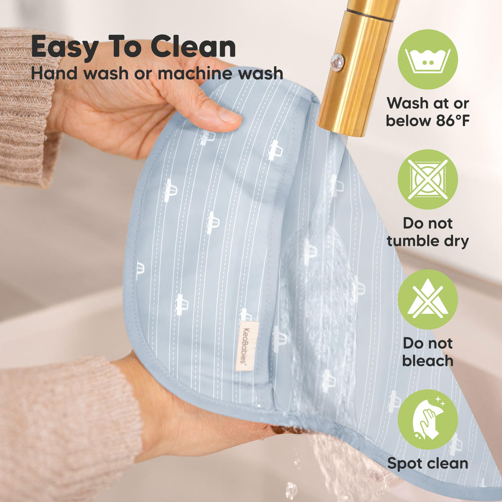 Includes a 3-pack for busy families and back-up bibs