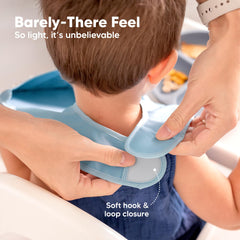 KeaBabies Presto bib: PROtech fabric is reusable and waterproof