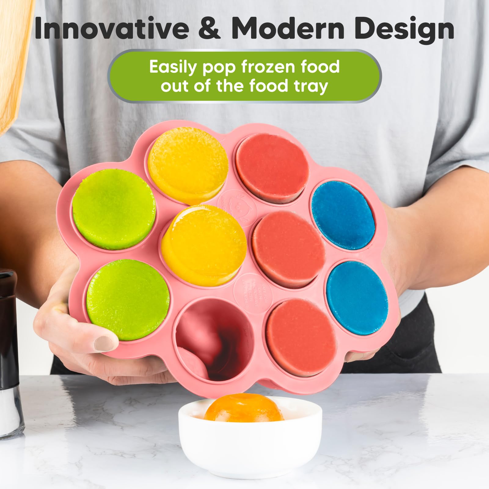 KeaBabies puree storage keeps freezer organized for daily meals.