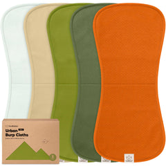 KeaBabies Quin burp cloth pattern with soft organic cotton and high absorbency