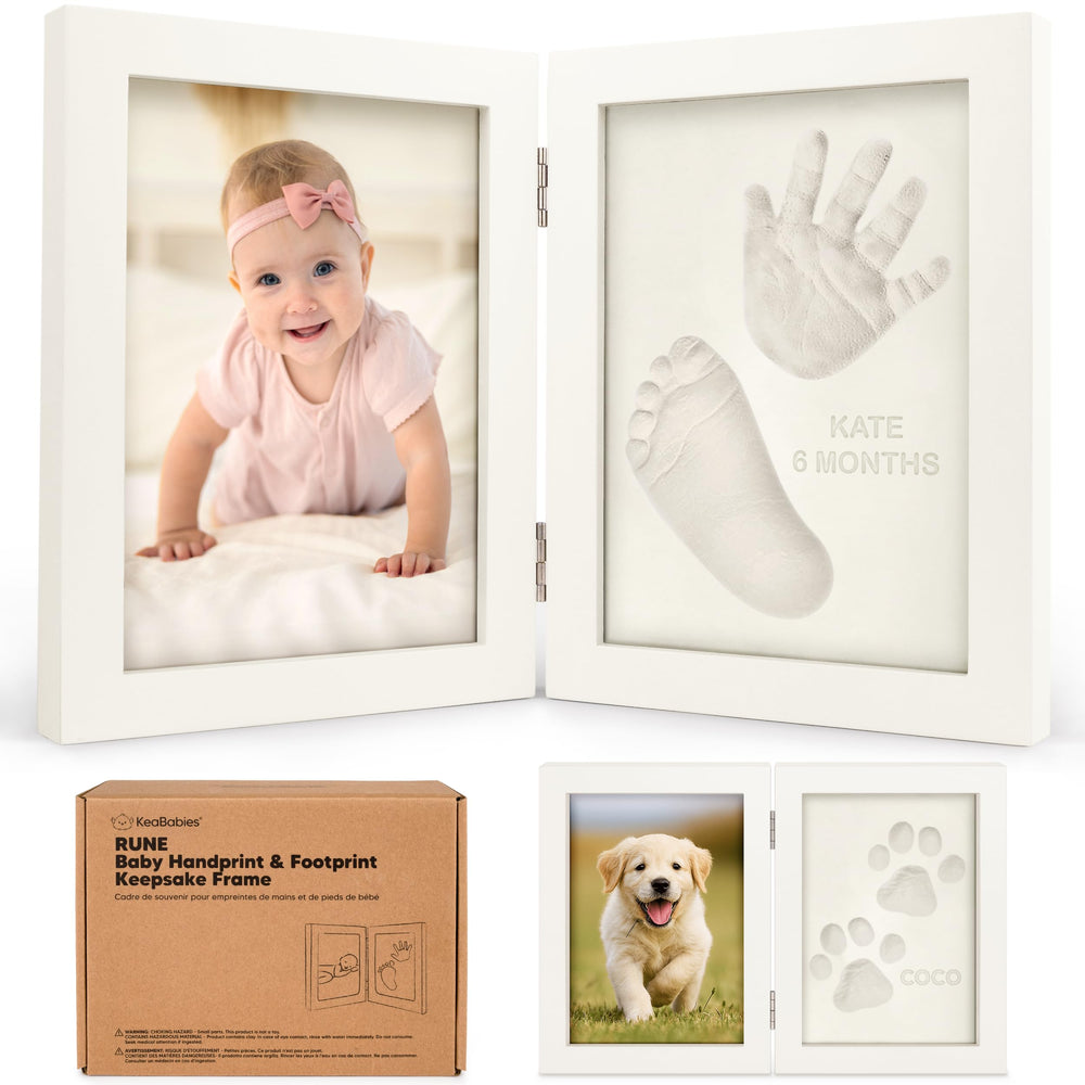 KeaBabies Rune frame front view for a timeless baby keepsake