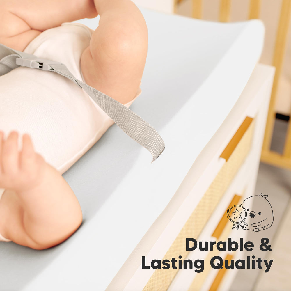 KeaBabies safety buckle holes demonstrate secure strap usage.