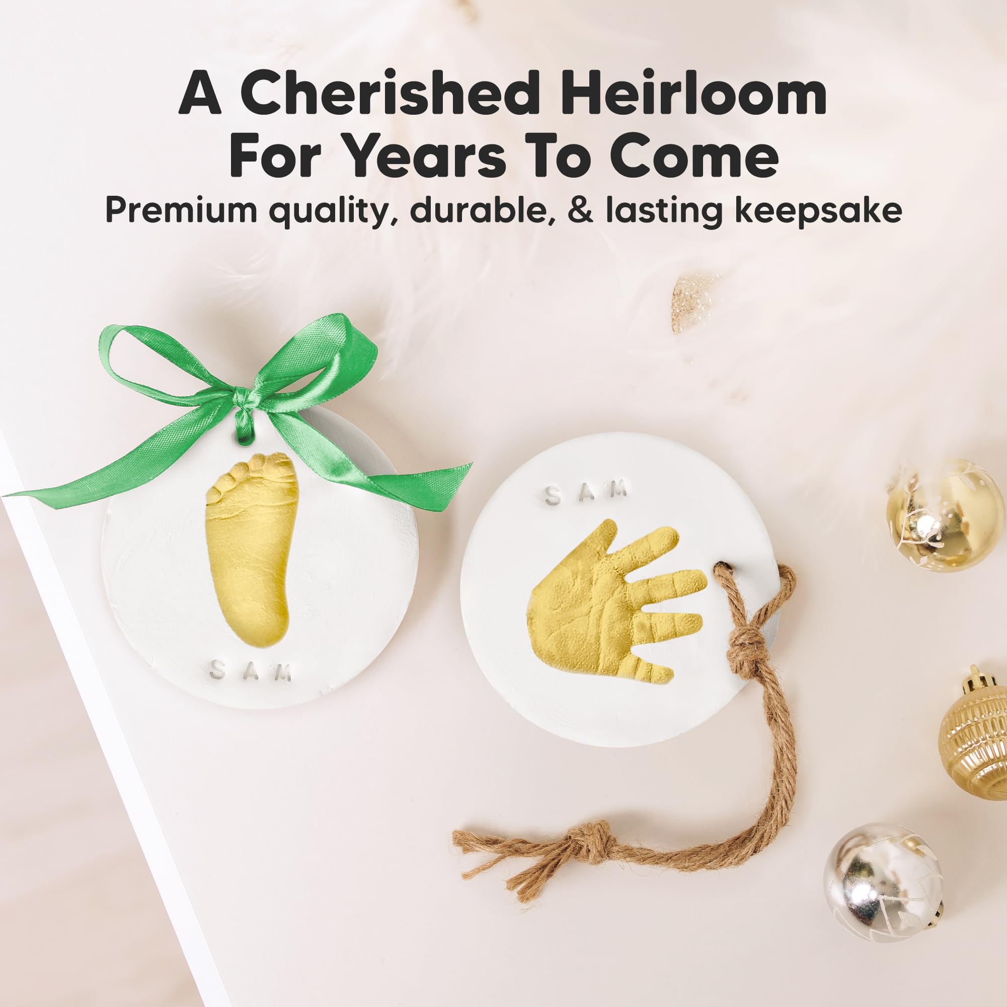 KeaBabies satin ribbons add decorative finishing touches.