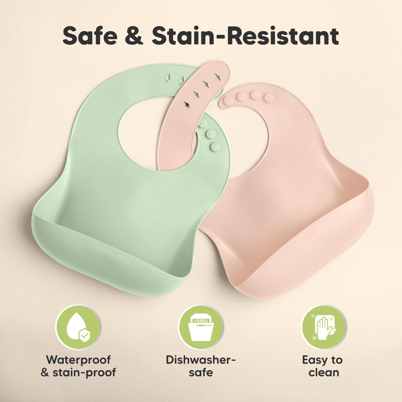 KeaBabies BPA-free bibs offer safe feeding experiences