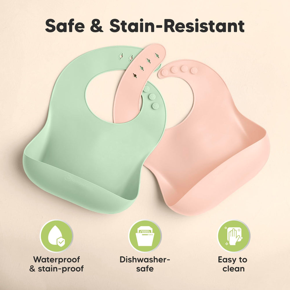 KeaBabies BPA-free bibs offer safe feeding experiences