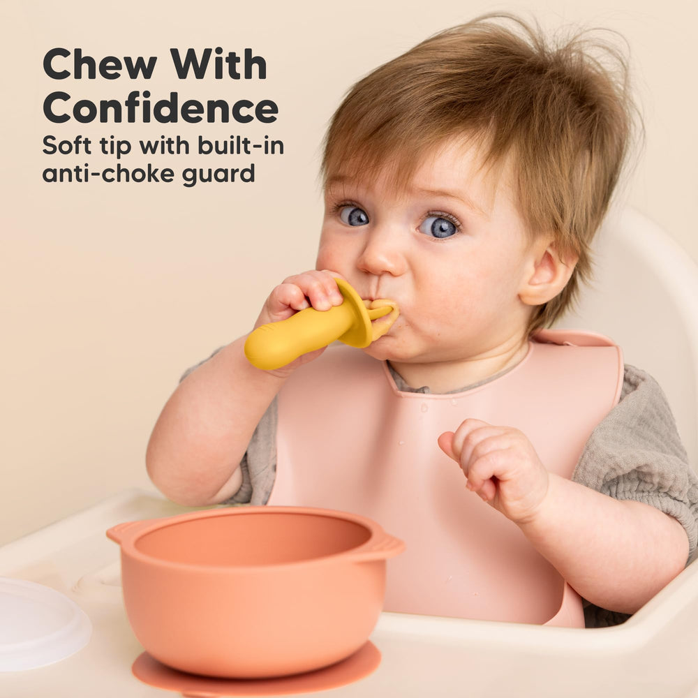 KeaBabies dishwasher-safe baby utensils for quick cleanup