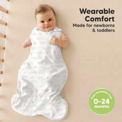 KeaBabies sleep sack full-length design for secure, cozy wear