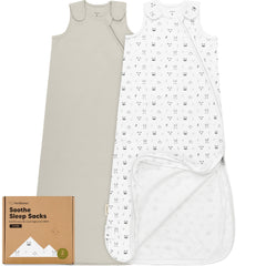 KeaBabies Sleep Sack with hip-area design supports natural movement during sleep.