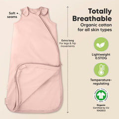 KeaBabies sleep sack hip area wide design for natural movement