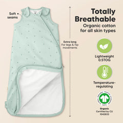 KeaBabies sleep sack hip-room design enables natural movement while sleeping.