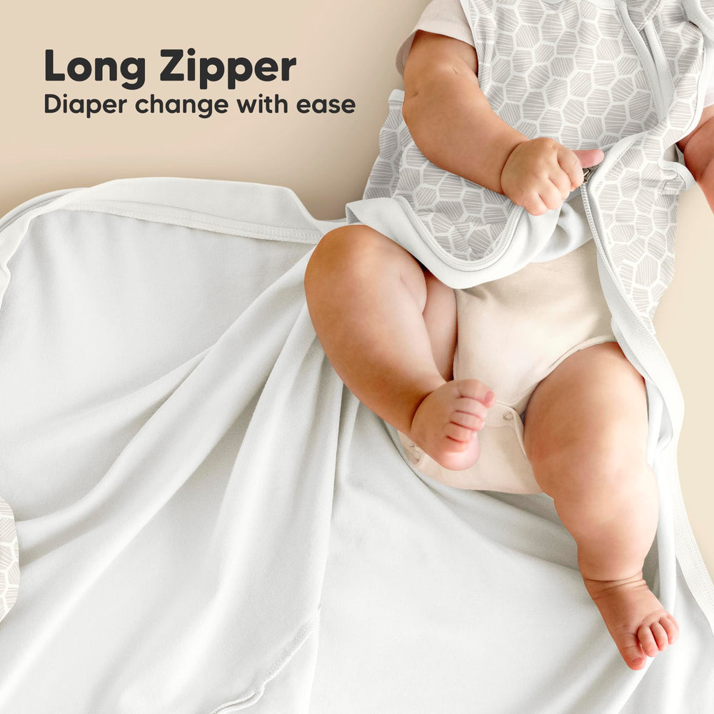 KeaBabies 0.5 TOG sleep sack suitable for all seasons.