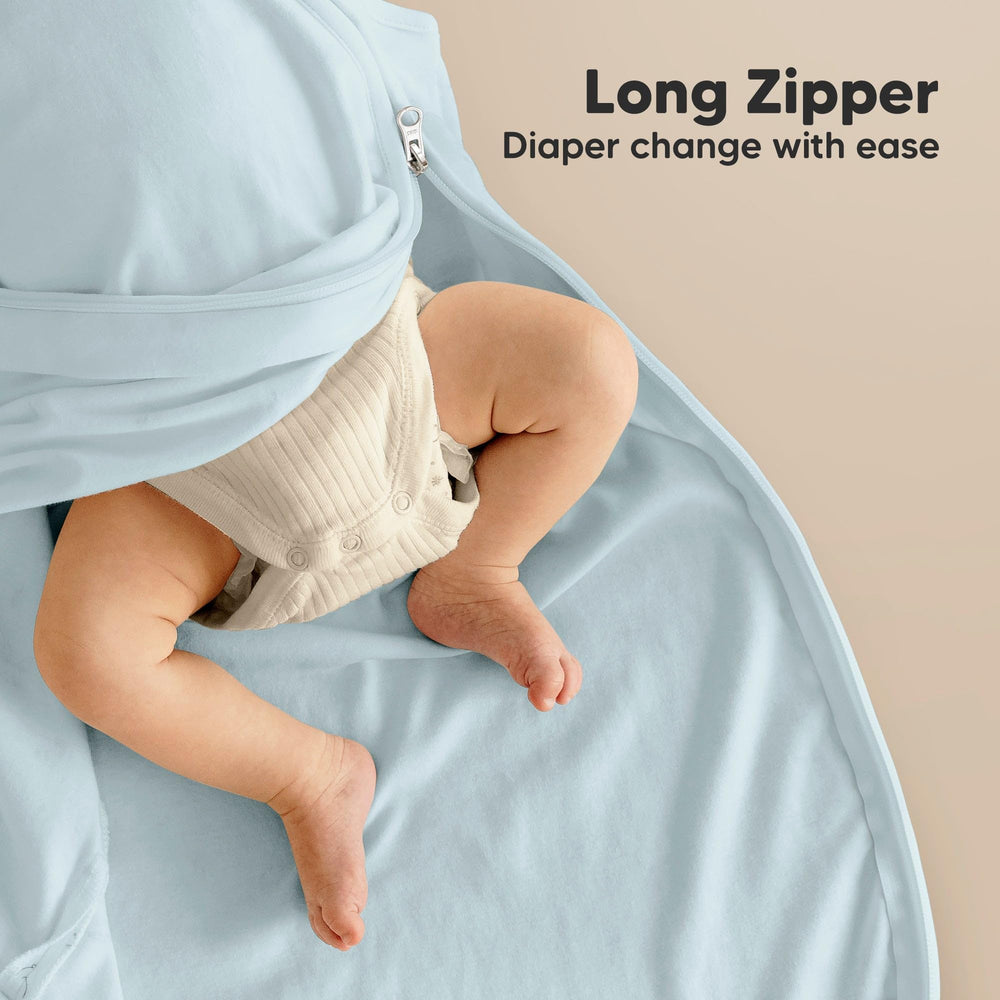 KeaBabies snug-fit design secures baby without restricting movement.