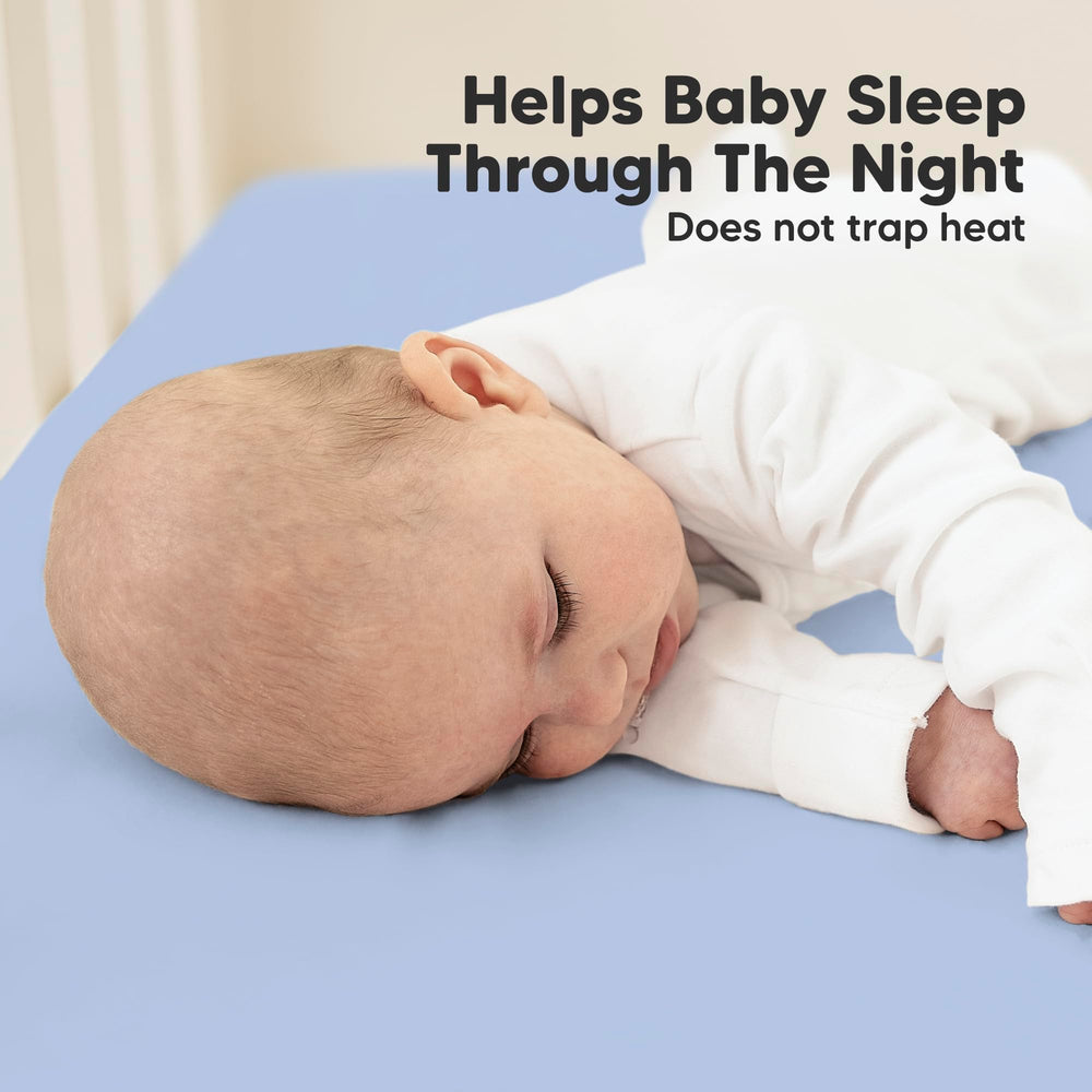 KeaBabies snugfit band keeps sheets in place for safe sleep