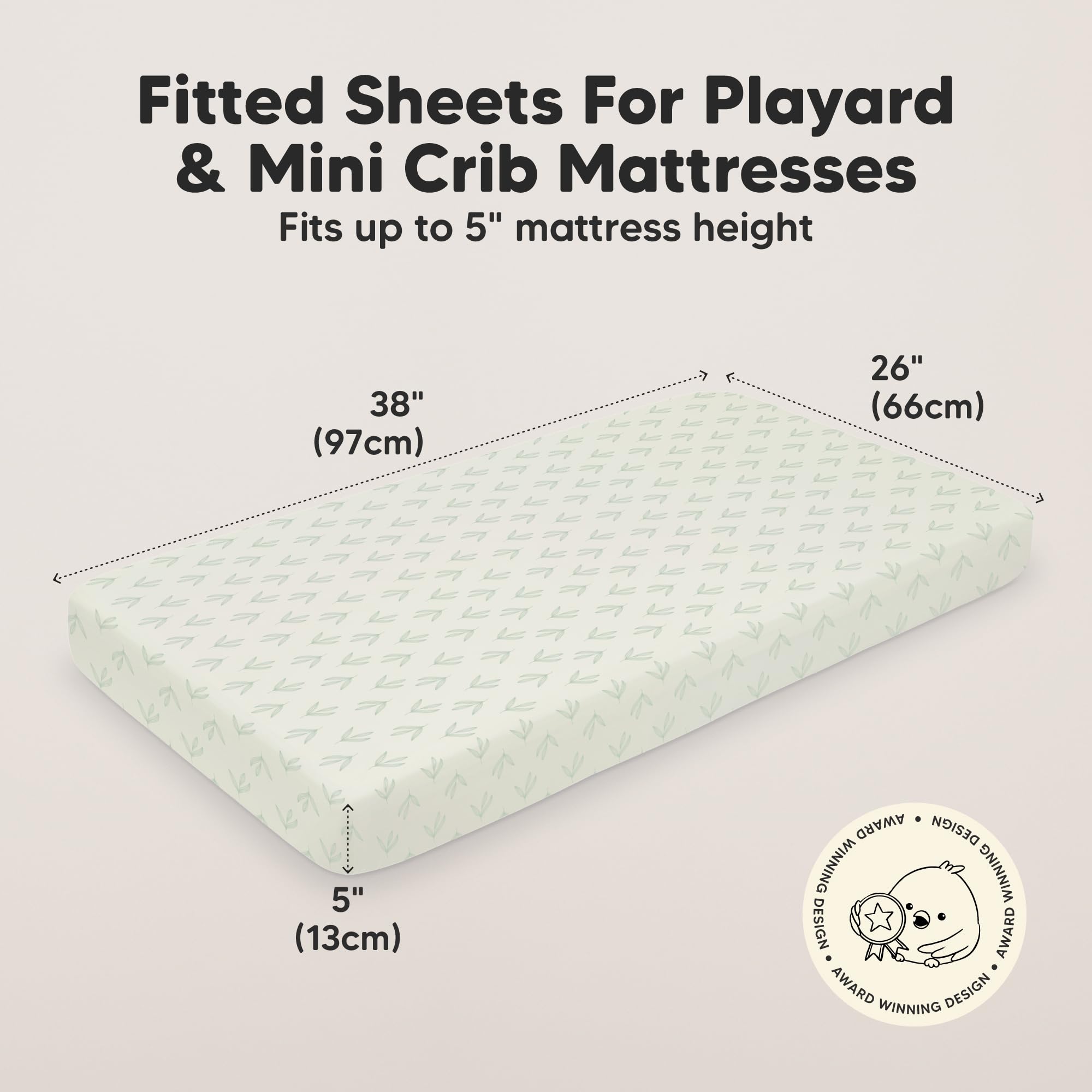 KeaBabies SnugFit mini crib sheets are easy to put on and remove