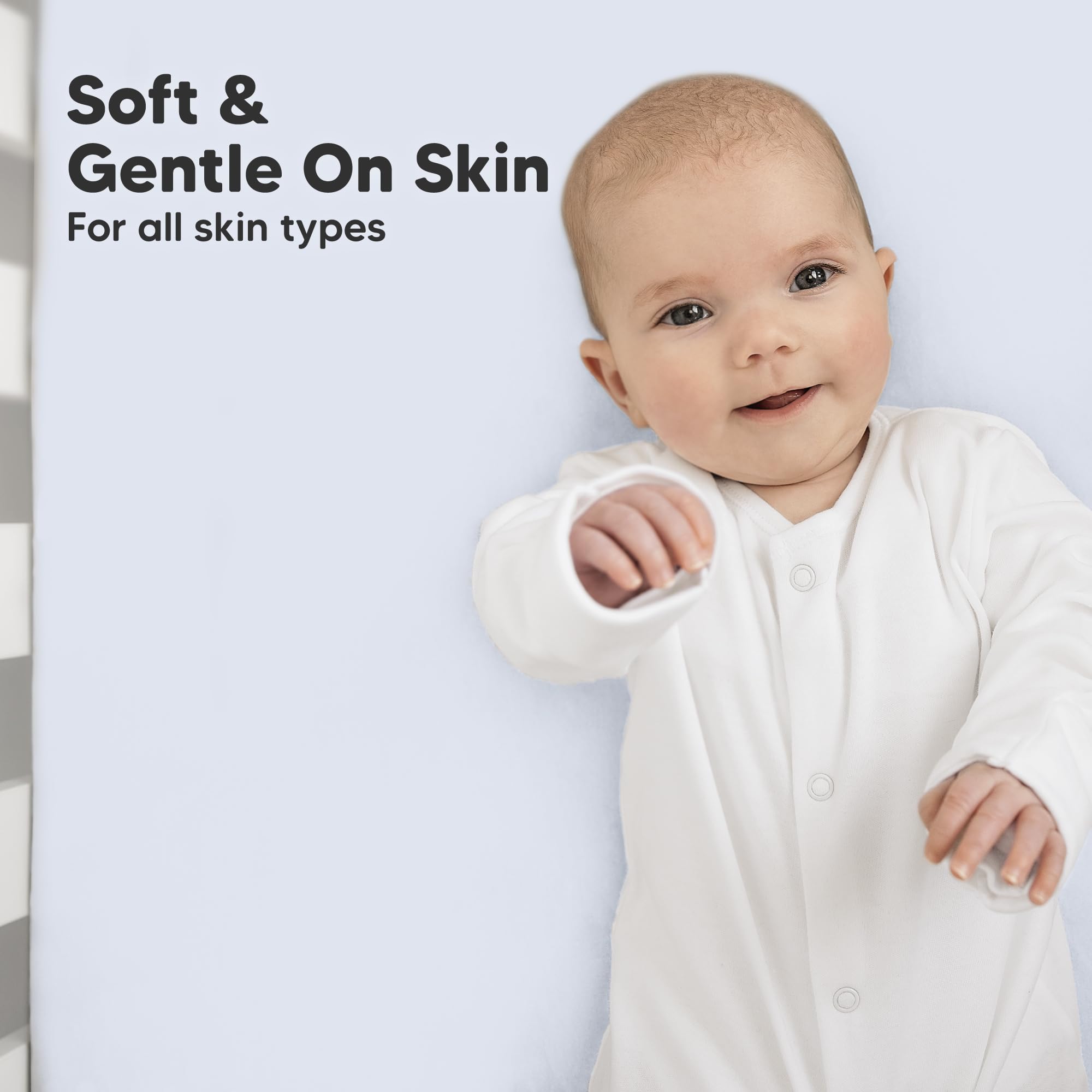 KeaBabies SnugFit Tech knit ensures quick fitting during changes