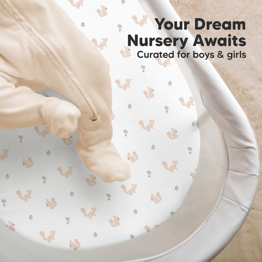 KeaBabies soft sheets are gentle on baby’s delicate skin.