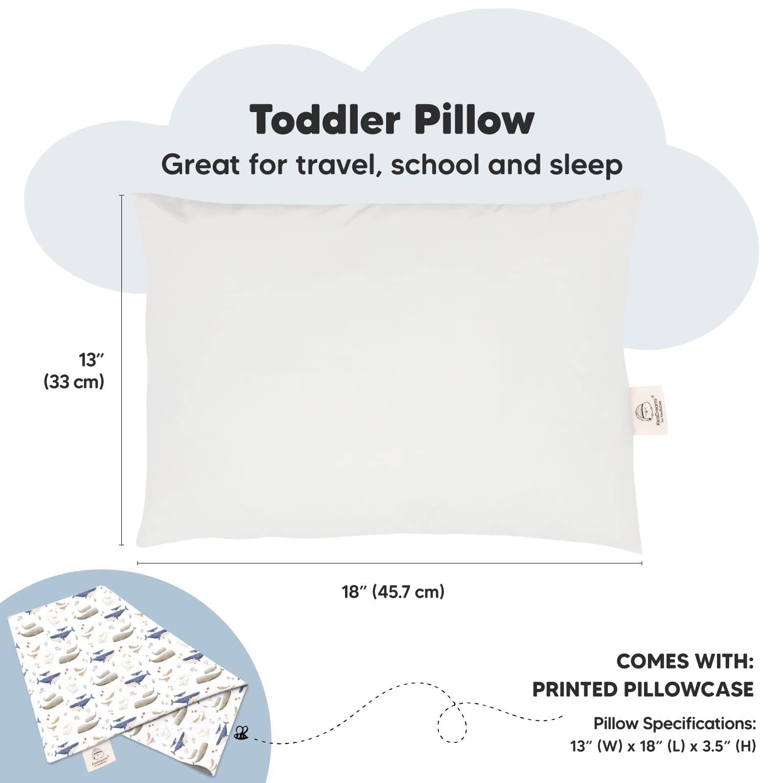 KeaBabies soft breathable cover keeps little skin comfy during naps.