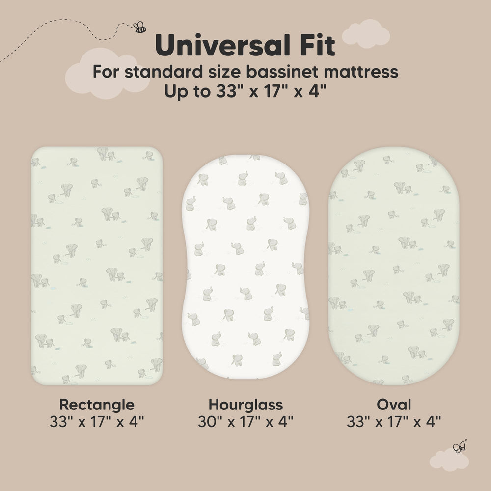 KeaBabies Soft 100% cotton jersey for breathable sleep